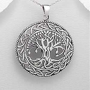 Tree of Life - Sterling Silver Detailed Pendant